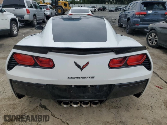 2015 Chevrolet Corvette Z51 2LT with VIN 1G1YK2D74F5118136, listed as a Copart auction lot 66483294 with 47,256 mi miles and Salvage Title. Bid and sale history available at carsss.com. Image 6.