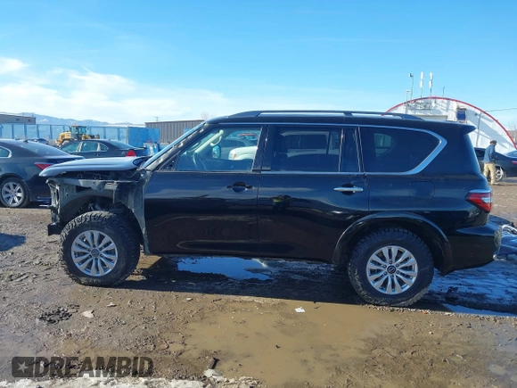 2021 Nissan Armada SV with VIN JN8AY2AD9M9662062, listed as a IAAI auction lot 41646938 with 83,979 mi miles. Bid and sale history available at carsss.com. Image 15.
