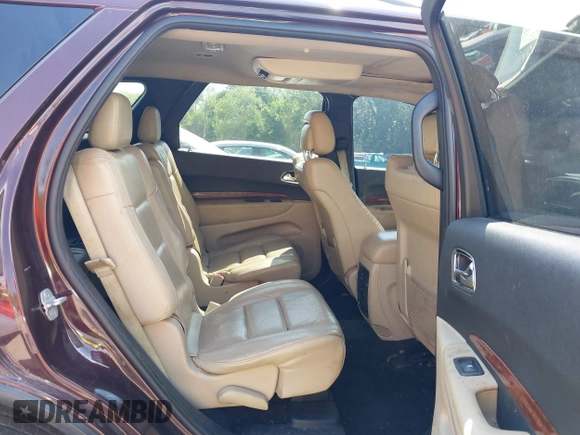 2012 Dodge Durango Citadel with VIN 1C4SDHET1CC275636, listed as a IAAI auction lot 42266742 with 212,030 mi miles and . Bid and sale history available at DreamBid. Image 8.