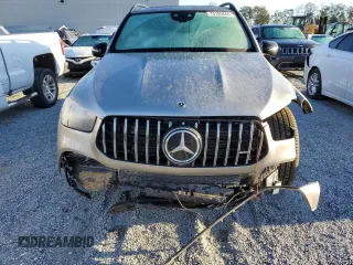 2021 Mercedes-Benz GLE 53 AMG with VIN 4JGFB6BB6MA575009, listed as a Copart auction lot 75105844 with 31,457 mi miles and Salvage title. Bid and sale history available at DreamBid. Image 5.