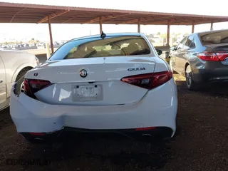2018 Alfa Romeo Giulia Ti with VIN ZARFAECN3J7597798, listed as a IAAI auction lot 41675244 with 86,306 mi miles. Bid and sale history available at carsss.com. Image 6.