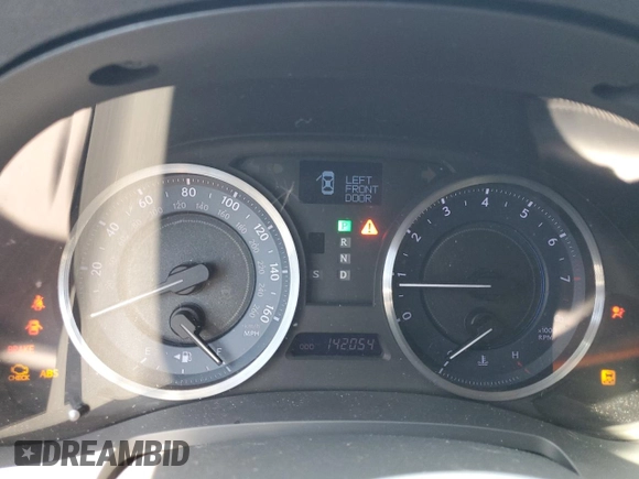 2013 Lexus IS 250 with VIN JTHBF5C20D5186440, listed as a Copart auction lot 48258995 with 142,054 mi miles and Salvage Title. Bid and sale history available at DreamBid. Image 9.