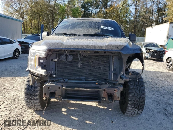 2018 Ford F-150 XL with VIN 1FTEW1CPXJKF84609, listed as a Copart auction lot 50490395 with 107,725 mi miles and Salvage Title. Bid and sale history available at DreamBid. Image 5.