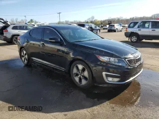 2012 Kia Optima Hybrid with VIN KNAGM4AD7C5024862, listed as a Copart auction lot 53484245 with 132,583 mi miles and Salvage Title. Bid and sale history available at carsss.com. Image 4.