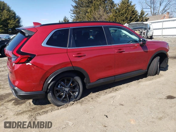 2025 Honda CR-V Sport-L with VIN 5J6RS6H8XSL023702, listed as a Copart auction lot 46488835 with Not Provided miles and Salvage Title. Bid and sale history available at DreamBid. Image 3.