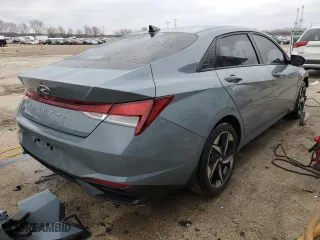 2023 Hyundai Elantra SEL with VIN KMHLS4AG1PU409617, listed as a Copart auction lot 48120305 with 36,682 mi miles and Salvage Title. Bid and sale history available at carsss.com. Image 3.