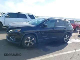 2019 Jeep Cherokee Limited with VIN 1C4PJLDB1KD455802, listed as a IAAI auction lot 40872153 with 82,986 mi miles and . Bid and sale history available at DreamBid. Image 14.