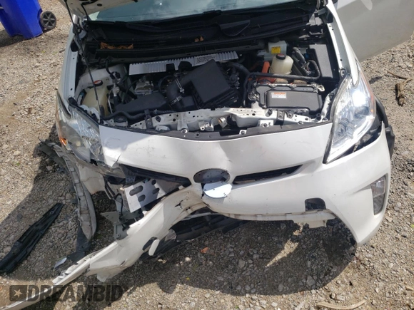 2015 Toyota Prius Four with VIN JTDKN3DU6F0466758, listed as a Copart auction lot 52702955 with 58,595 mi miles and Salvage Title. Bid and sale history available at DreamBid. Image 12.