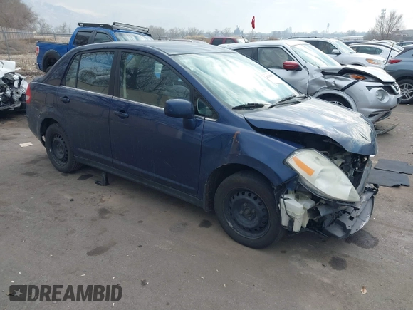 2008 Nissan Versa 1.8 S with VIN 3N1BC11E88L354866, listed as a IAAI auction lot 41349841 with 187,907 mi miles. Bid and sale history available at carsss.com. Image 1.