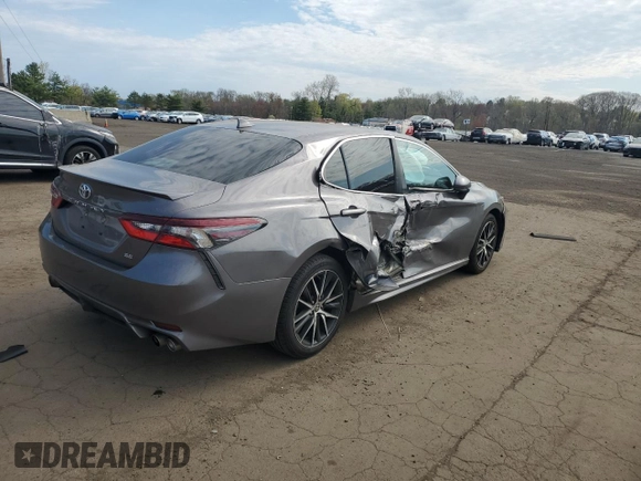 2021 Toyota Camry SE Nightshade with VIN 4T1G11AK6MU578258, listed as a Copart auction lot 54373375 with 78,312 mi miles and Salvage Title. Bid and sale history available at carsss.com. Image 3.