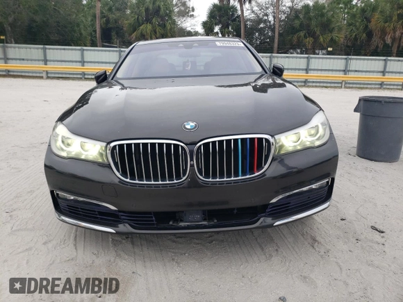 2016 BMW 7 Series 740i with VIN WBA7E2C56GG504344, listed as a Copart auction lot 79948323 with 85,993 mi miles. Bid and sale history available at carsss.com. Image 5.