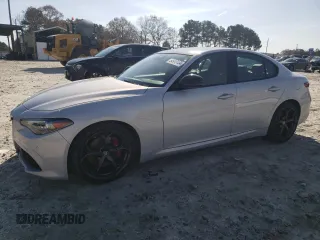 2020 Alfa Romeo Giulia Ti Sport with VIN ZARFAMBN0L7635096, listed as a Copart auction lot 84913134 with 49,765 mi miles and Salvage Title. Bid and sale history available at carsss.com. Image 1.