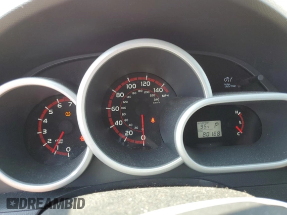 2010 Toyota Matrix S with VIN 2T1LE4EE3AC014668, listed as a Copart auction lot 59504285 with 80,168 mi miles and Salvage title. Bid and sale history available at DreamBid. Image 9.