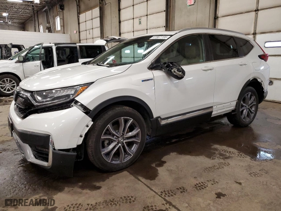 2021 Honda CR-V Hybrid Touring with VIN 7FART6H94ME026679, listed as a Copart auction lot 47867735 with 71,857 mi miles and Salvage Title. Bid and sale history available at carsss.com. Image 1.