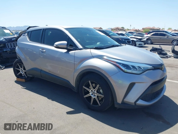 2020 Toyota C-HR LE with VIN JTNKHMBX4L1088502, listed as a IAAI auction lot 41982312 with 69,160 mi miles and . Bid and sale history available at DreamBid. Image 1.