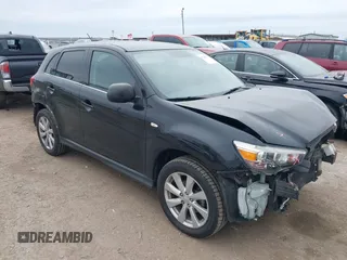 2014 Mitsubishi Outlander Sport SE with VIN 4A4AR4AUXEE033111, listed as a IAAI auction lot 41248047 with 139,290 mi miles. Bid and sale history available at carsss.com. Image 1.