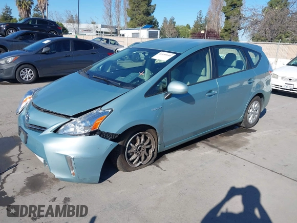 2014 Toyota Prius Two with VIN JTDZN3EUXEJ010235, listed as a IAAI auction lot 41859160 with 104,410 mi miles and . Bid and sale history available at DreamBid. Image 19.