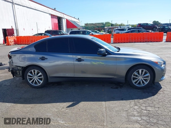 2014 Infiniti Q50 Premium with VIN JN1BV7AR4EM700364, listed as a IAAI auction lot 42032156 with 75,469 mi miles and . Bid and sale history available at DreamBid. Image 14.