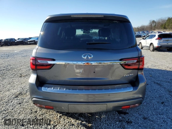 2019 Infiniti QX80 LUXE with VIN JN8AZ2NF2K9683793, listed as a Copart auction lot 45565415 with 63,650 mi miles and Salvage Title. Bid and sale history available at carsss.com. Image 6.