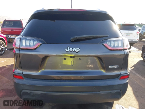 2020 Jeep Cherokee Latitude Plus with VIN 1C4PJLLB8LD535701, listed as a IAAI auction lot 41160714 with 102,529 mi miles. Bid and sale history available at carsss.com. Image 17.