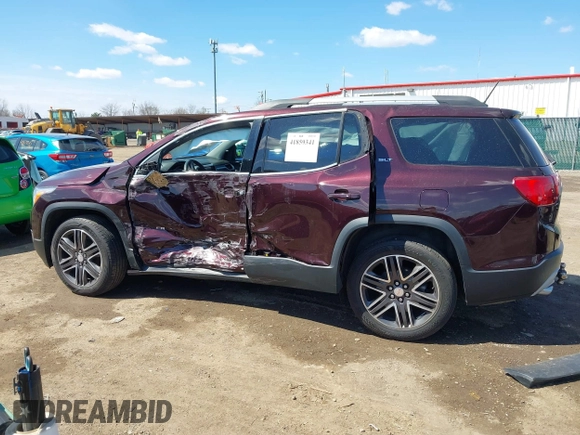 2018 GMC Acadia SLT with VIN 1GKKNMLS9JZ104230, listed as a IAAI auction lot 41859341 with 42,981 mi miles and . Bid and sale history available at carsss.com. Image 14.
