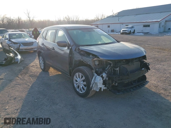 2016 Nissan Rogue S with VIN KNMAT2MV4GP647788, listed as a IAAI auction lot 41282602 with 96,556 mi miles. Bid and sale history available at carsss.com. Image 1.