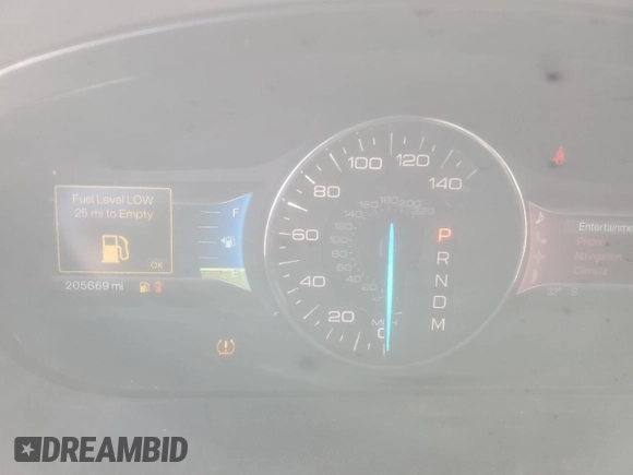 2011 Ford Edge Limited with VIN 2FMDK3KC5BBA61104, listed as a Copart auction lot 44903675 with 205,669 mi miles and Salvage Title. Bid and sale history available at carsss.com. Image 9.