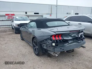 2025 Ford Mustang EcoBoost with VIN 1FAGP8UH9S5104992, listed as a IAAI auction lot 41591004 with 470 mi miles. Bid and sale history available at carsss.com. Image 3.