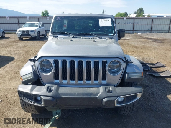 2018 Jeep Wrangler Unlimited Sahara z VIN 1C4HJXEG2JW124882, wystawiony jako IAAI lot #42437816 z przebiegiem Nie podano mil oraz . Historia ofert i sprzedaży dostępna na DreamBid. Obrazek 13.