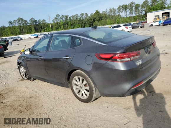 2018 Kia Optima S with VIN 5XXGT4L33JG245426, listed as a Copart auction lot 53993875 with 95,108 mi miles and Salvage title. Bid and sale history available at DreamBid. Image 2.