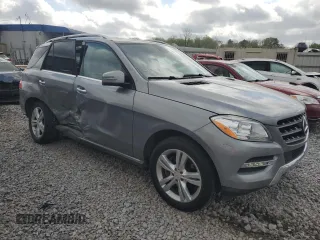 2015 Mercedes-Benz M ML 350 with VIN 4JGDA5JB9FA453494, listed as a Copart auction lot 51748755 with 120,682 mi miles and Clean Title. Bid and sale history available at carsss.com. Image 4.