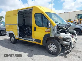 2020 Ram ProMaster Cargo with VIN 3C6TRVBG9LE116357, listed as a IAAI auction lot 41951173 with 189,628 mi miles and . Bid and sale history available at DreamBid. Image 1.