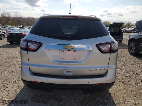 2015 Chevrolet Traverse LS with VIN 1GNKRFED4FJ331851, listed as a Copart auction lot 78697804 with 0 mi miles and Clean Title. Bid and sale history available at carsss.com. Image 6.