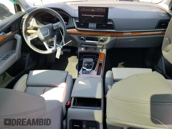 2023 Audi Q5 S line Prestige with VIN WA1FAAFY1P2196808, listed as a Copart auction lot 75560314 with 17,286 mi miles and Salvage Title. Bid and sale history available at carsss.com. Image 8.