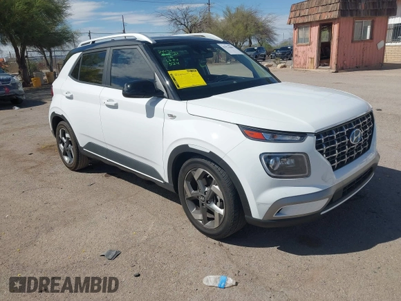 2022 Hyundai Venue SEL with VIN KMHRC8A35NU180027, listed as a IAAI auction lot 41921088 with 69,220 mi miles and . Bid and sale history available at DreamBid. Image 1.