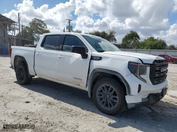 2024 GMC Sierra 1500 Elevation with VIN 3GTPHCED4RG284908, listed as a Copart auction lot 78262094 with 9,608 mi miles and Clean Title. Bid and sale history available at carsss.com. Image 4.