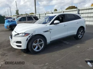 2017 Jaguar F-Pace 35t Premium with VIN SADCJ2BV9HA047309, listed as a Copart auction lot 51781185 with 108,459 mi miles and Salvage Title. Bid and sale history available at DreamBid. Image 1.