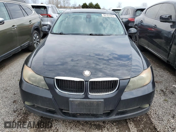 2006 BMW 3 Series 325i with VIN WBAVB13546KR66469, listed as a Copart auction lot 50187625 with 185,677 mi miles and Clean Title. Bid and sale history available at carsss.com. Image 5.