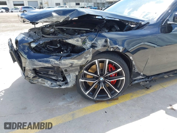2023 BMW 4 Series 430i with VIN WBA23AT0XPCL41770, listed as a IAAI auction lot 42586472 with 38,241 mi miles and . Bid and sale history available at DreamBid. Image 6.
