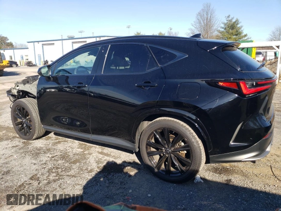 2024 Lexus NX with VIN 2T2KGCEZ5RC050727, listed as a Copart auction lot 85874544 with 11,691 mi miles and Salvage Title. Bid and sale history available at carsss.com. Image 2.