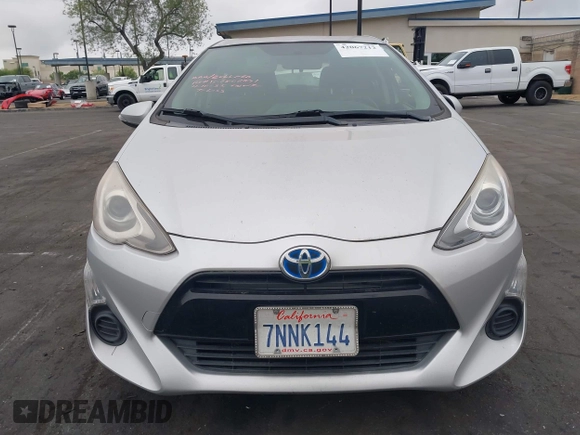 2015 Toyota Prius One with VIN JTDKDTB34F1092819, listed as a IAAI auction lot 42067212 with 126,394 mi miles and . Bid and sale history available at carsss.com. Image 13.