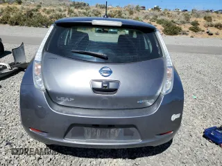 2015 Nissan LEAF SV with VIN 1N4AZ0CP6FC330144, listed as a Copart auction lot 61944543 with 66,493 mi miles. Bid and sale history available at carsss.com. Image 6.