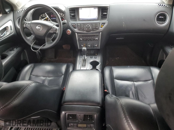 2018 Nissan Pathfinder SV z VIN 5N1DR2MN2JC625200, wystawiony jako Copart lot #58810925 z przebiegiem 69 342 mil mil oraz Szkoda całkowita • Salvage title. Historia ofert i sprzedaży dostępna na DreamBid. Obrazek 8.