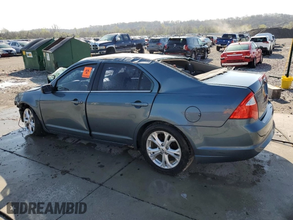 2012 Ford Fusion SE with VIN 3FAHP0HA0CR332350, listed as a Copart auction lot 51994095 with Not Provided miles and Salvage Title. Bid and sale history available at DreamBid. Image 2.