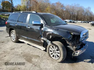 2010 Toyota Sequoia Ltd with VIN 5TDJY5G1XAS034017, listed as a Copart auction lot 79658644 with 196,643 mi miles and Salvage Title. Bid and sale history available at carsss.com. Image 4.