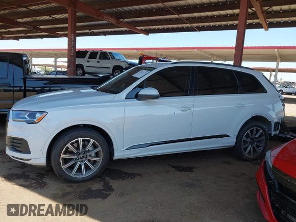 2023 Audi Q7 Premium Plus with VIN WA1LCBF75PD006040, listed as a IAAI auction lot 42478728 with 29,457 mi miles and . Bid and sale history available at DreamBid. Image 15.