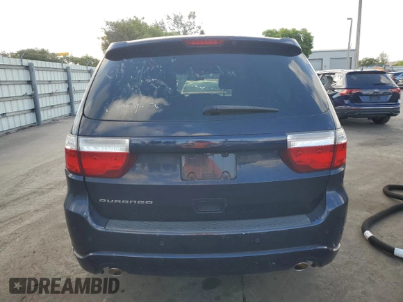 2013 Dodge Durango SXT with VIN 1C4RDHAG6DC659761, listed as a Copart auction lot 62268835 with 93,920 mi miles and Salvage title. Bid and sale history available at DreamBid. Image 6.
