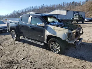 2016 GMC Canyon 4WD SLT with VIN 1GTP6DE15G1340013, listed as a Copart auction lot 45508015 with 0 mi miles and Salvage Title. Bid and sale history available at carsss.com. Image 4.