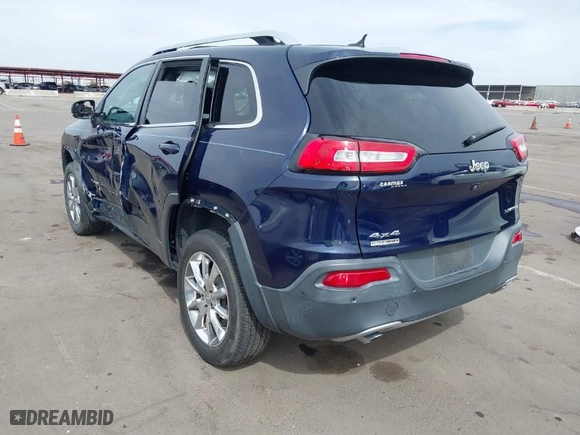 2014 Jeep Cherokee Limited with VIN 1C4PJMDS3EW121849, listed as a IAAI auction lot 41713331 with NaN miles. Bid and sale history available at carsss.com. Image 3.