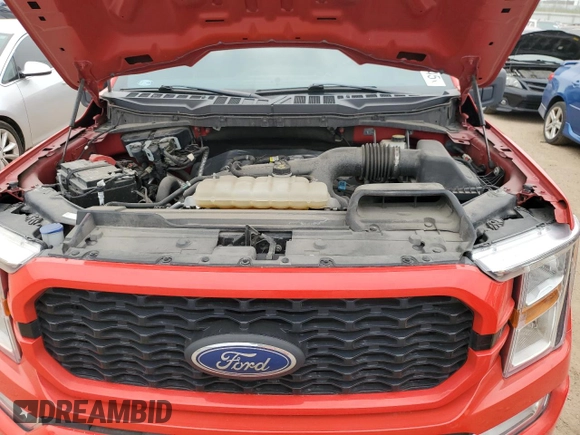 2021 Ford F-150 XL z VIN 1FTEW1EP8MKE10930, wystawiony jako Copart lot #60818745 z przebiegiem Nie podano mil oraz Szkoda całkowita • Salvage title. Historia ofert i sprzedaży dostępna na DreamBid. Obrazek 11.